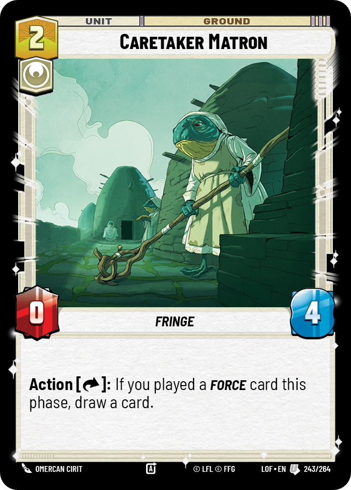 Caretaker Matron, Legends of the Force Card Art
