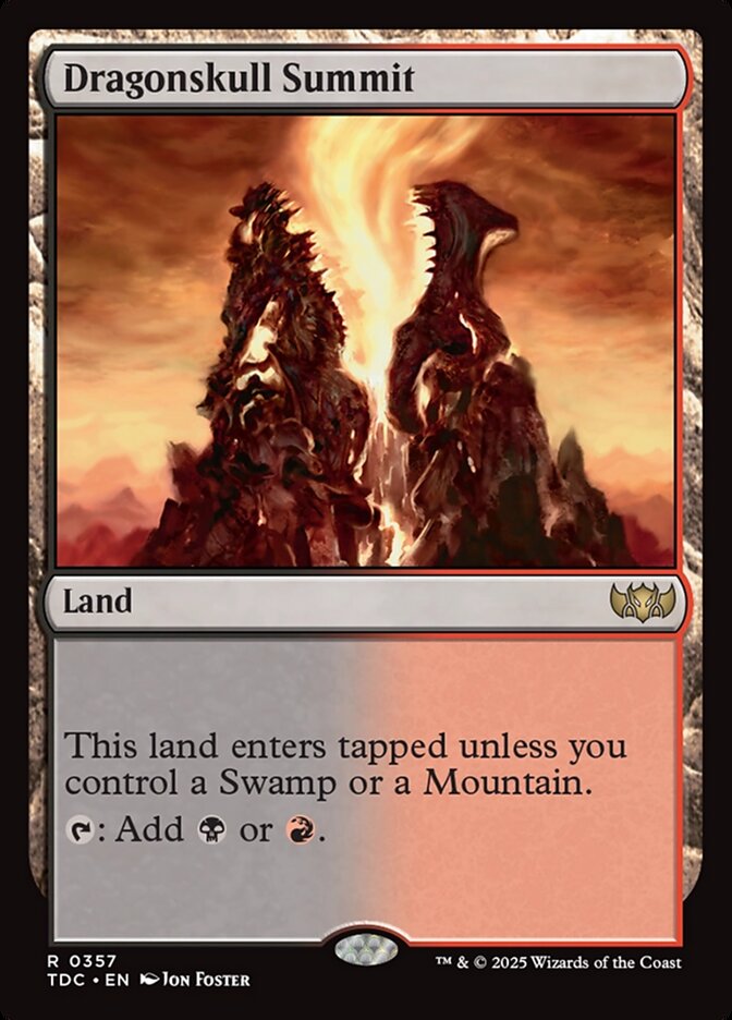 Dragonskull Summit, Tarkir: dragonstorm commander Card Art