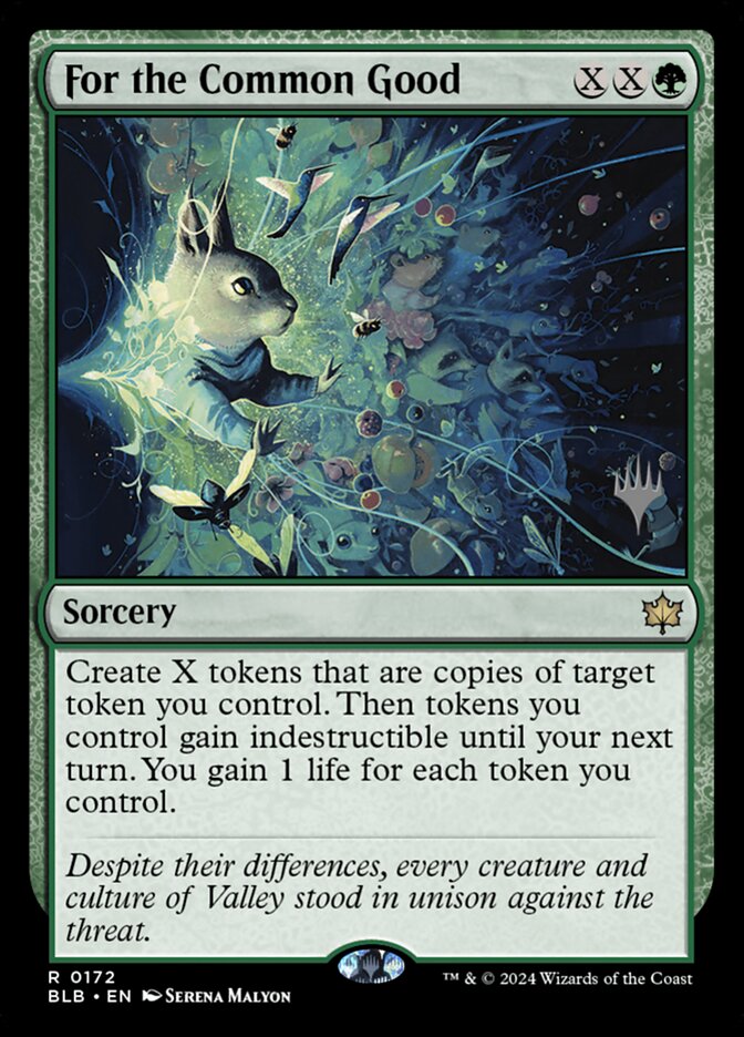 For the Common Good, Bloomburrow promos Card Art