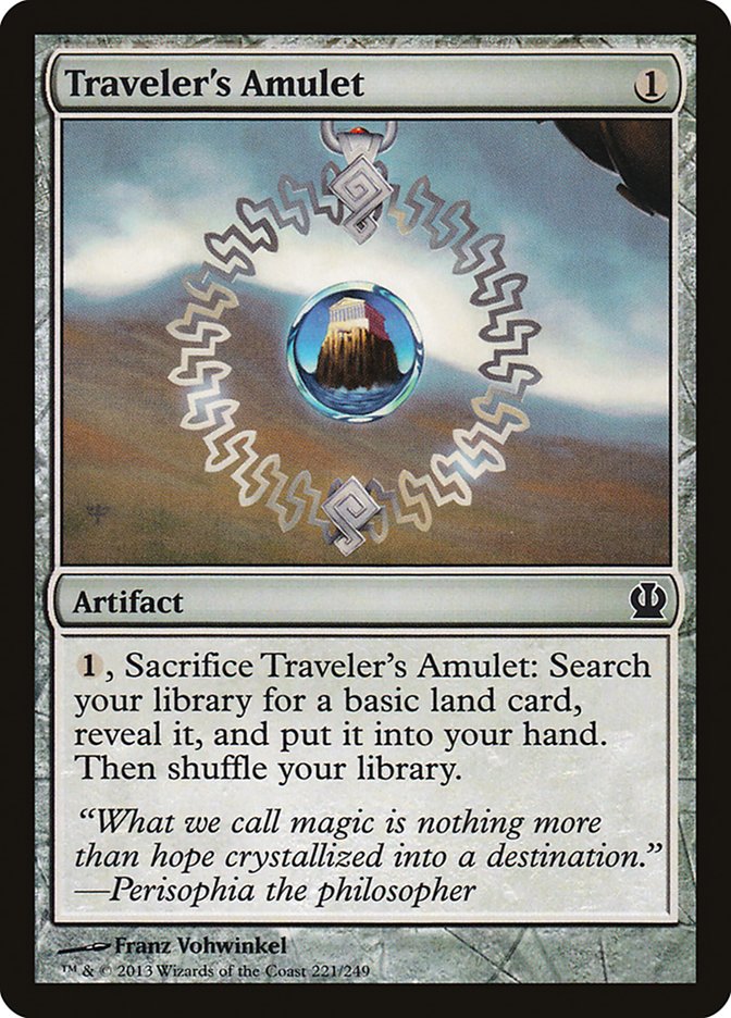 Traveler's Amulet, Theros Card Art