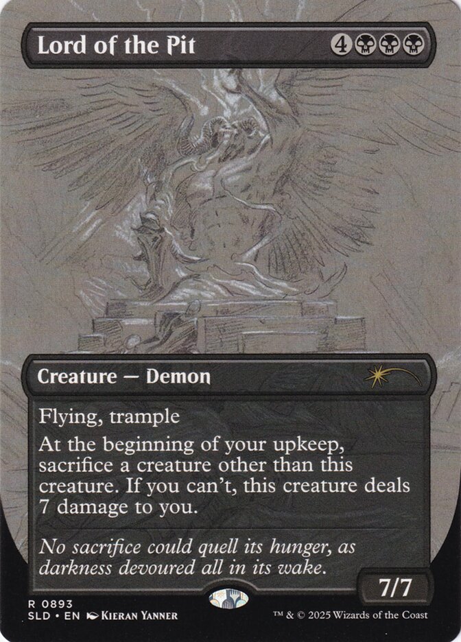 Lord of the Pit, Secret Lair Drop Card Art