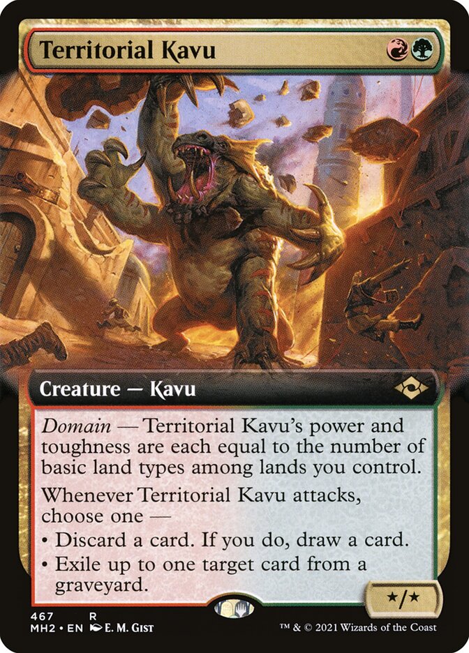 Territorial Kavu, Modern horizons 2 Card Art