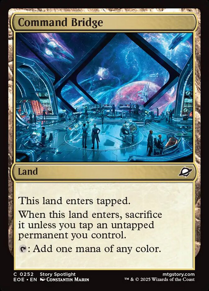 Command Bridge, Edge Of Eternities Card Art