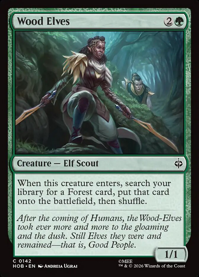 Wood Elves, The Hobbit Card Art