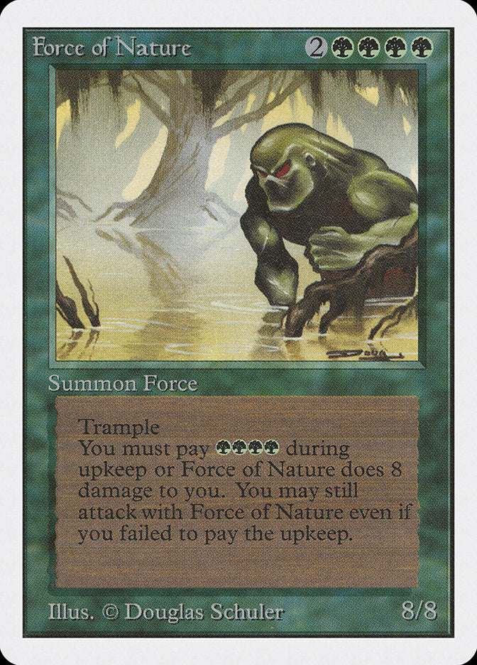 Force of Nature, Unlimited edition Card Art