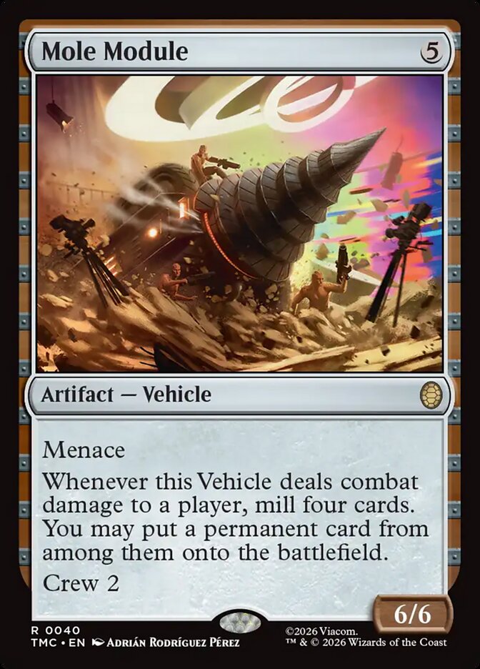 Mole Module, Teenage Mutant Ninja Turtles Eternal Card Art
