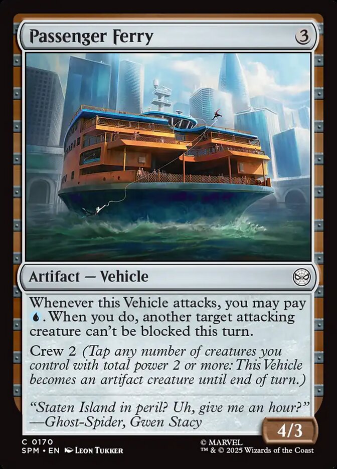 Passenger Ferry, Marvel'S Spider-Man Card Art