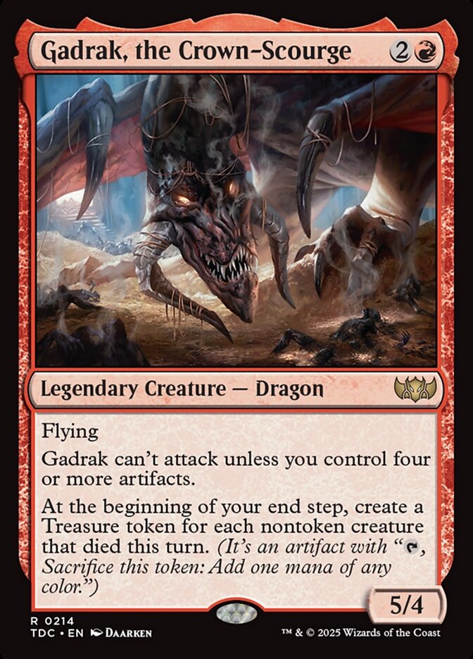 Gadrak, the Crown-Scourge, Tarkir: dragonstorm commander Card Art