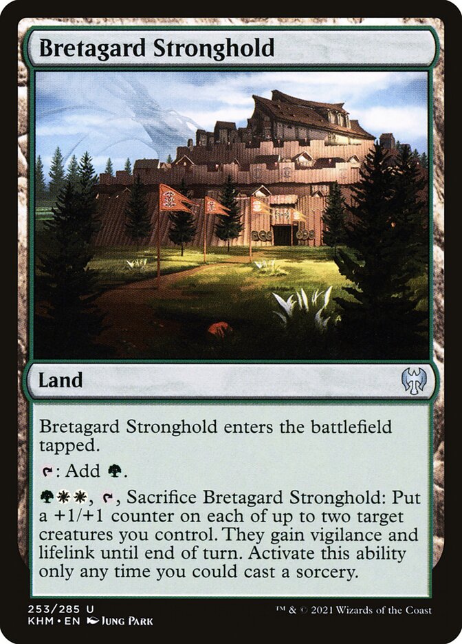 Bretagard Stronghold, Kaldheim Card Art