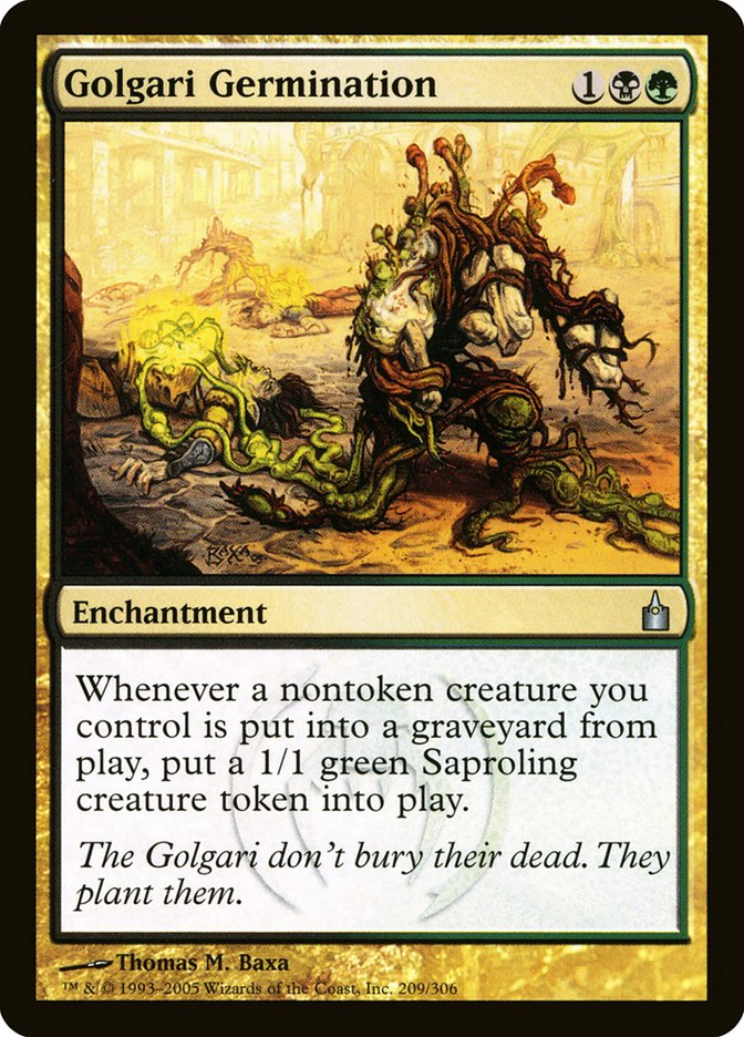 Golgari Germination, Ravnica: City Of Guilds Card Art