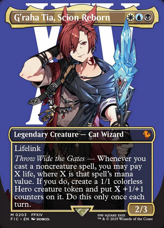 G'raha Tia, Scion Reborn, Final Fantasy Commander Card Art