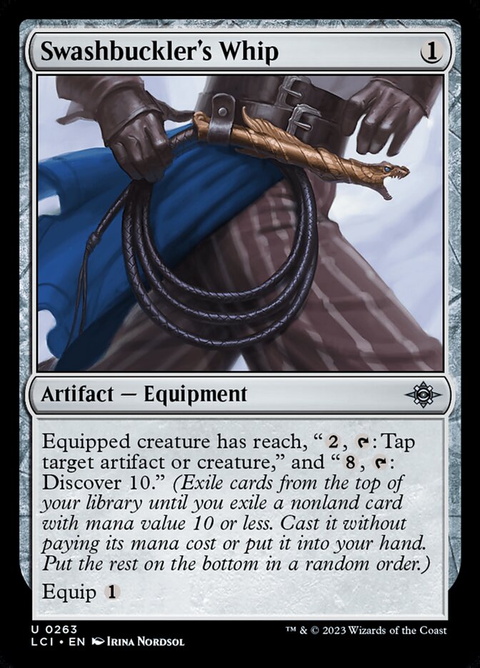 Swashbuckler's Whip, The lost caverns of ixalan Card Art