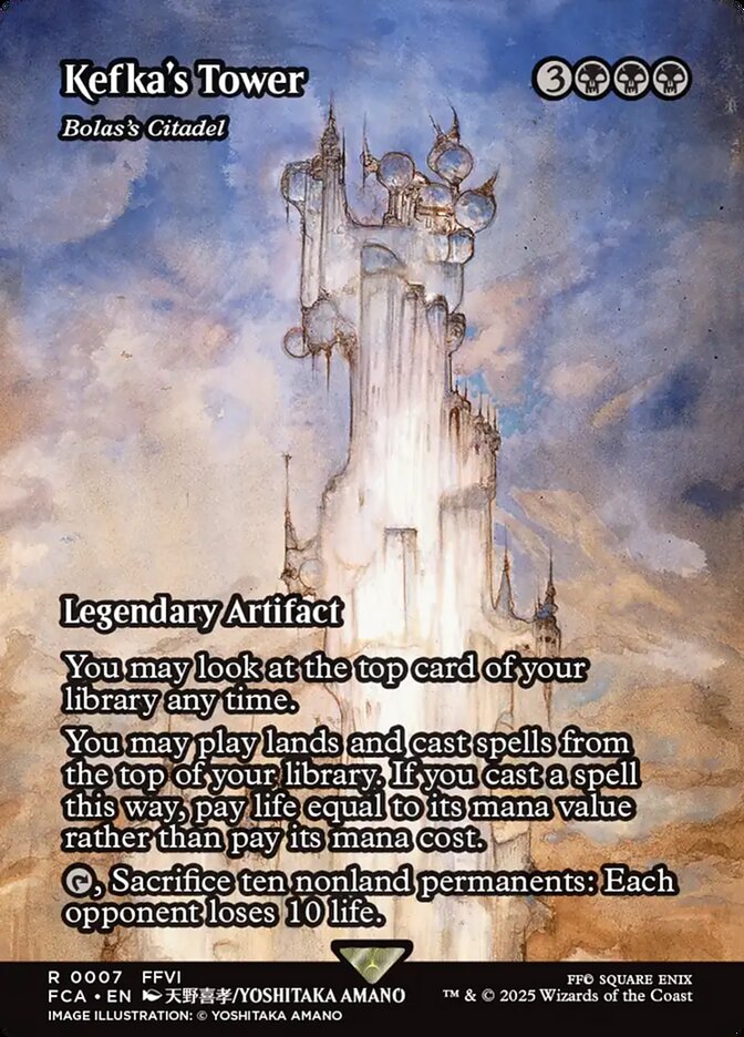 Bolas's Citadel, Final fantasy: through the ages Card Art