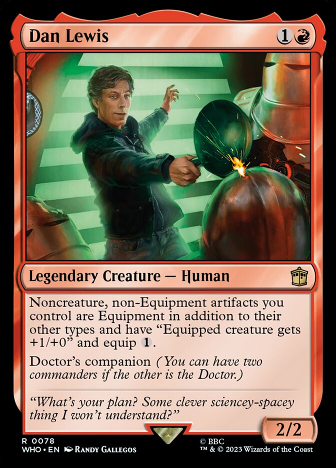 Dan Lewis, Doctor who Card Art