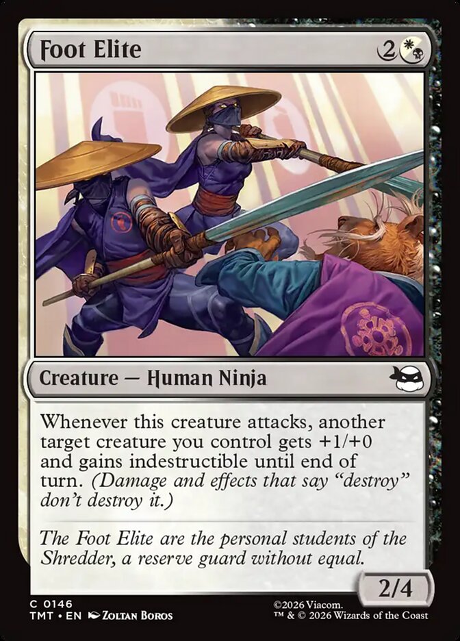 Foot Elite, Teenage Mutant Ninja Turtles Card Art