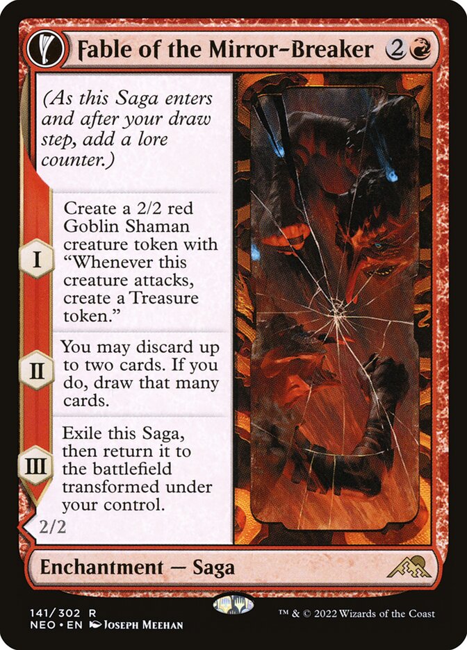 Fable of the Mirror-Breaker // Reflection of Kiki-Jiki, Kamigawa: neon dynasty Card Art