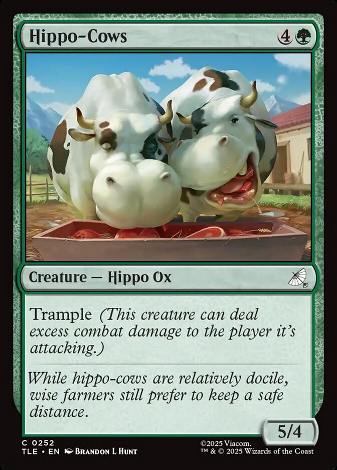 Hippo-Cows, Avatar: The Last Airbender Eternal Card Art