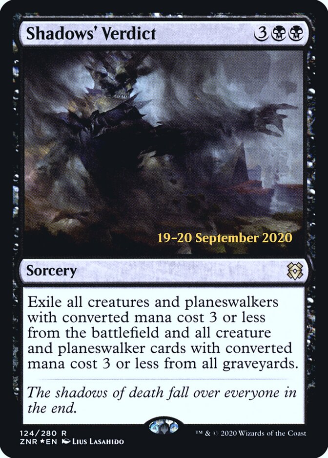 Shadows' Verdict, Zendikar Rising Promos Card Art