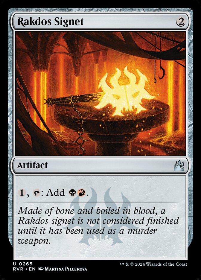 Rakdos Signet, Ravnica remastered Card Art