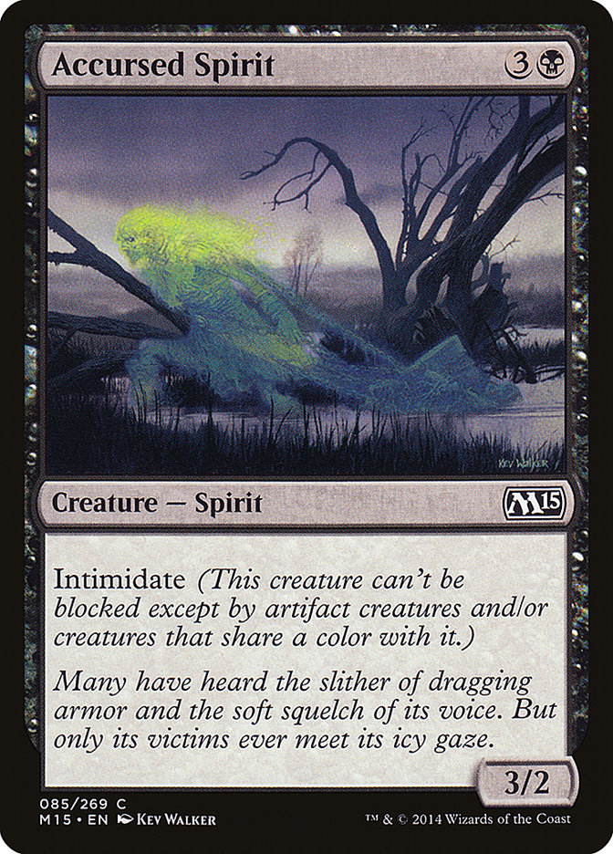 Accursed Spirit, Magic 2015 Card Art