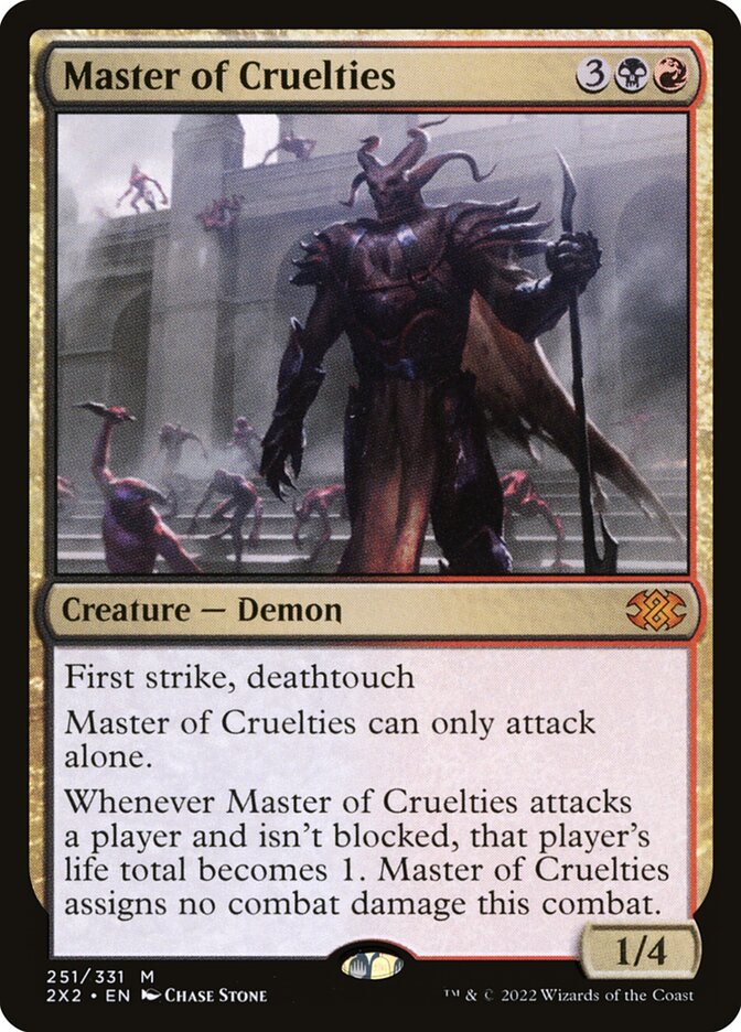 Master of Cruelties, Double Masters 2022 Card Art