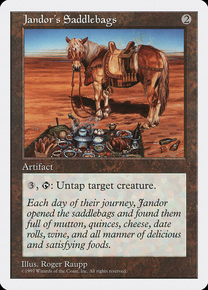 Jandor's Saddlebags, Fifth Edition Card Art