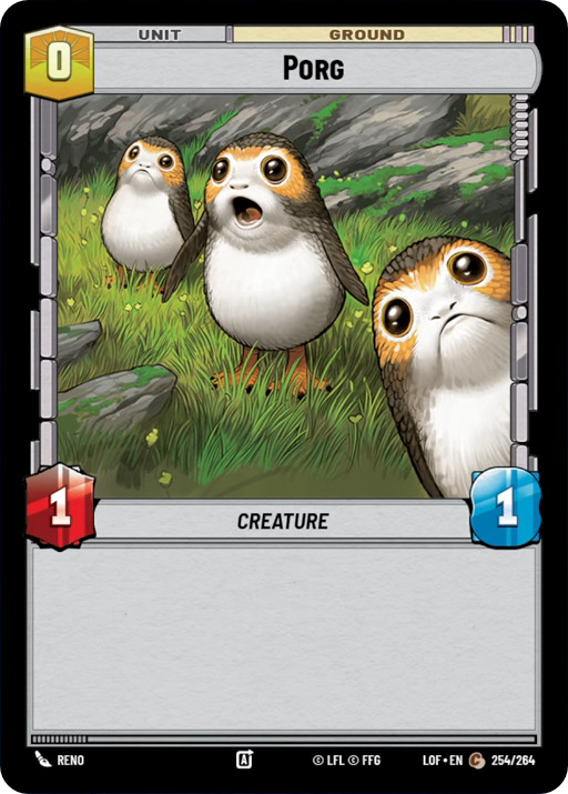 Porg, Legends of the Force Card Art
