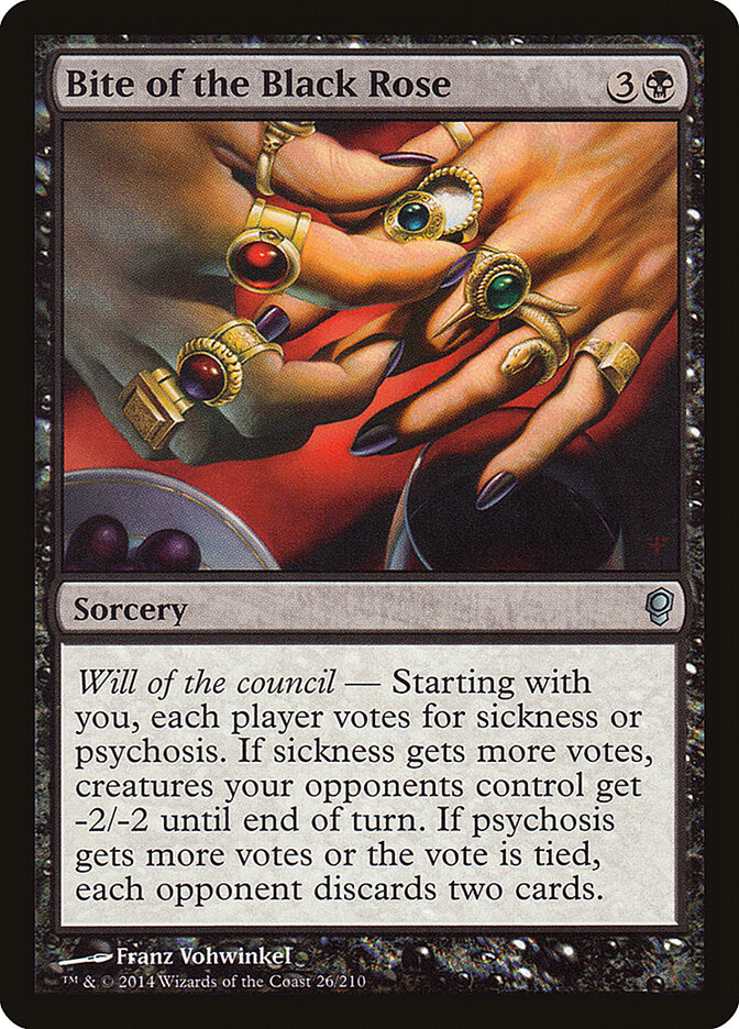 Bite of the Black Rose, Conspiracy Card Art