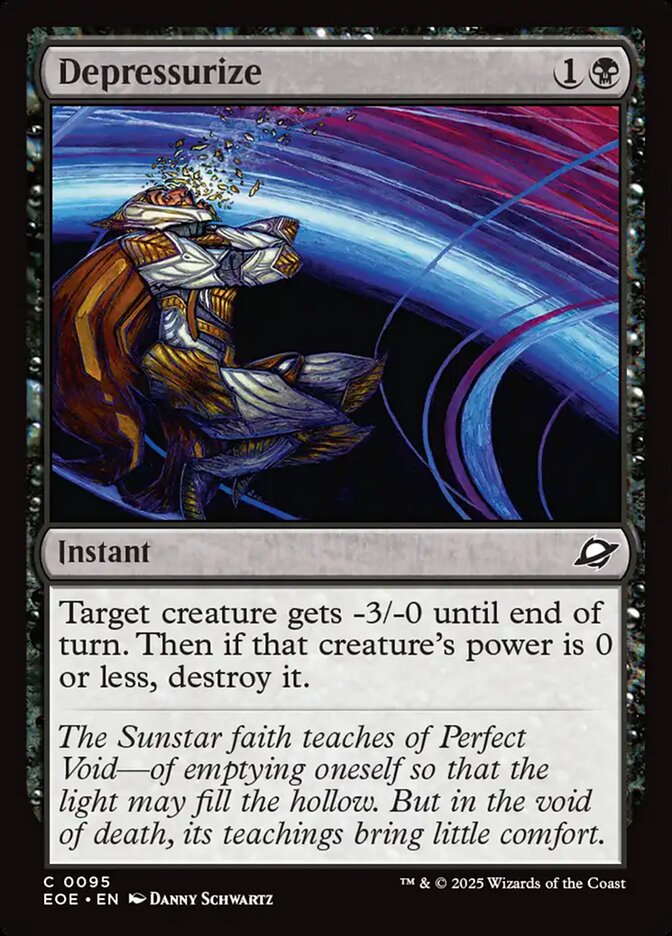 Depressurize, Edge Of Eternities Card Art