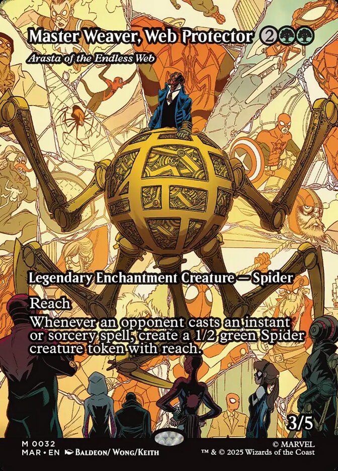 Arasta of the Endless Web, Marvel Universe Card Art