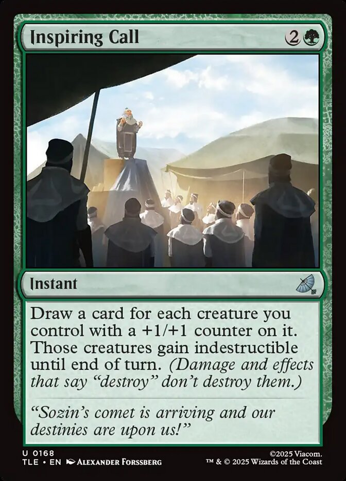 Inspiring Call, Avatar: The Last Airbender Eternal Card Art
