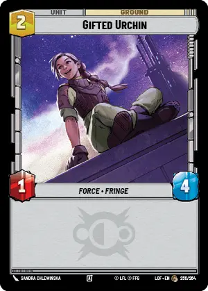 Gifted Urchin, Legends of the Force Card Art