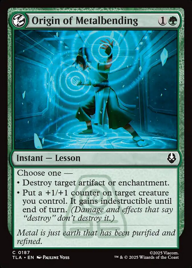 Origin of Metalbending, Avatar: The Last Airbender Card Art