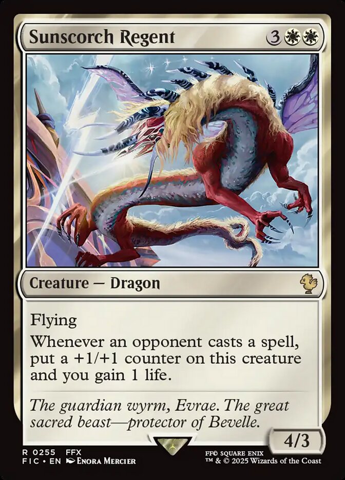 Sunscorch Regent, Final fantasy commander Card Art