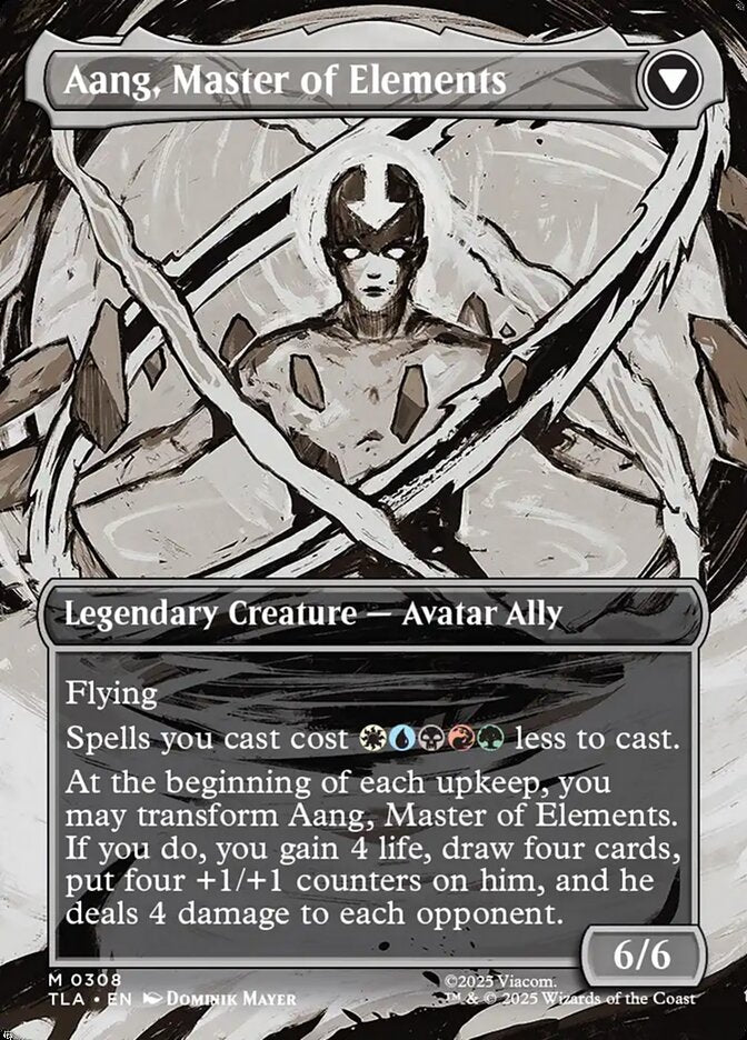 Avatar Aang // Aang, Master of Elements, Avatar: The Last Airbender Card Art