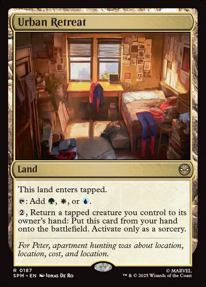 Urban Retreat, Marvel'S Spider-Man Card Art