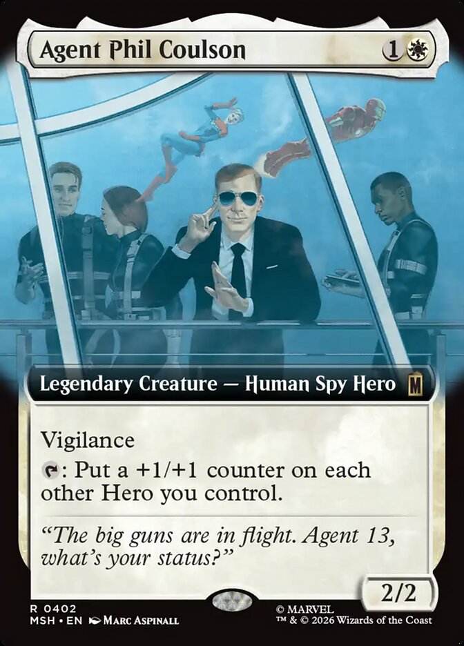 Agent Phil Coulson, Marvel Super Heroes Card Art