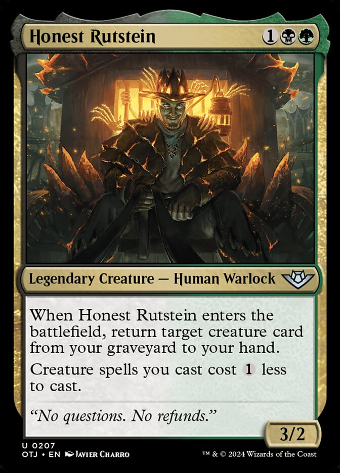 Honest Rutstein, Outlaws Of Thunder Junction Card Art