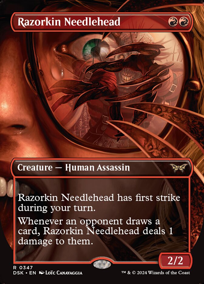 Razorkin Needlehead, Duskmourn: house of horror Card Art