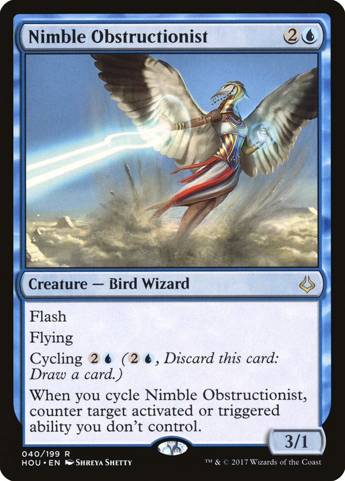 Nimble Obstructionist, Hour of devastation Card Art