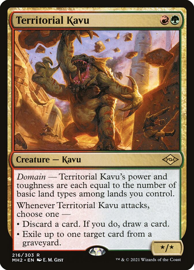 Territorial Kavu, Modern horizons 2 Card Art