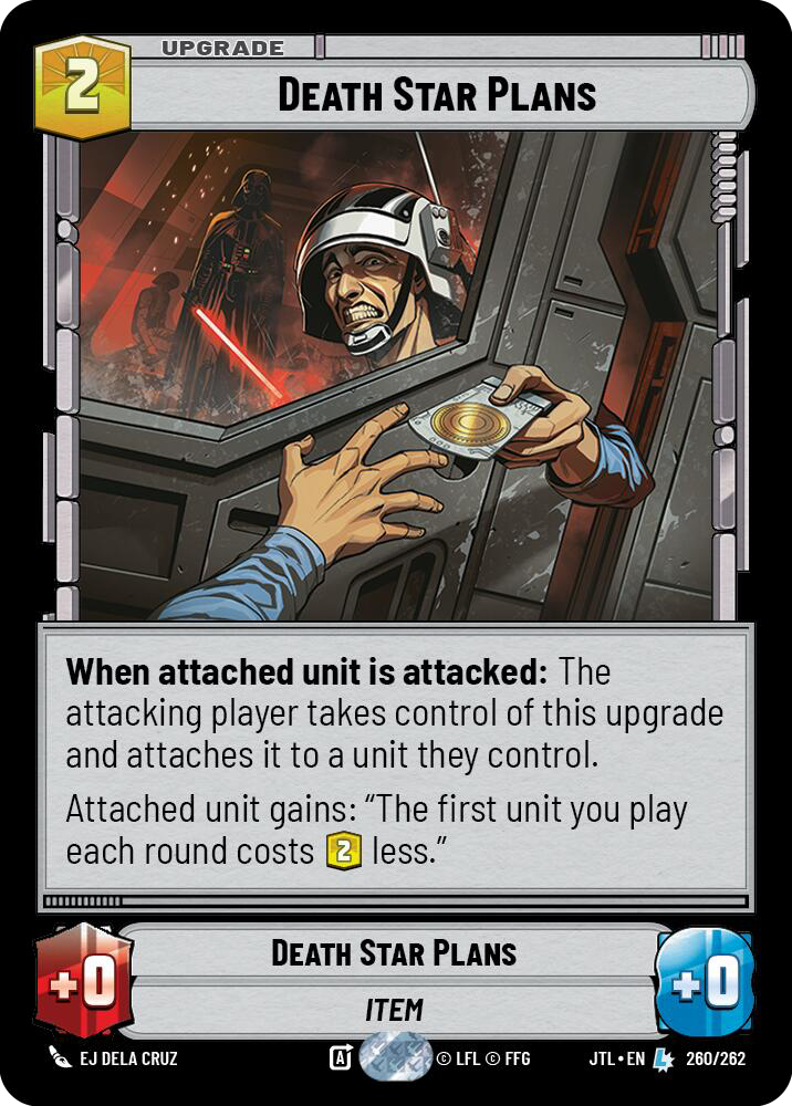Death Star Plans, Jump to Lightspeed Card Art