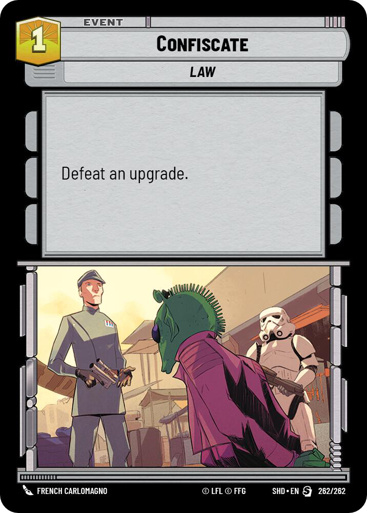 Confiscate, Shadows of the Galaxy Card Art