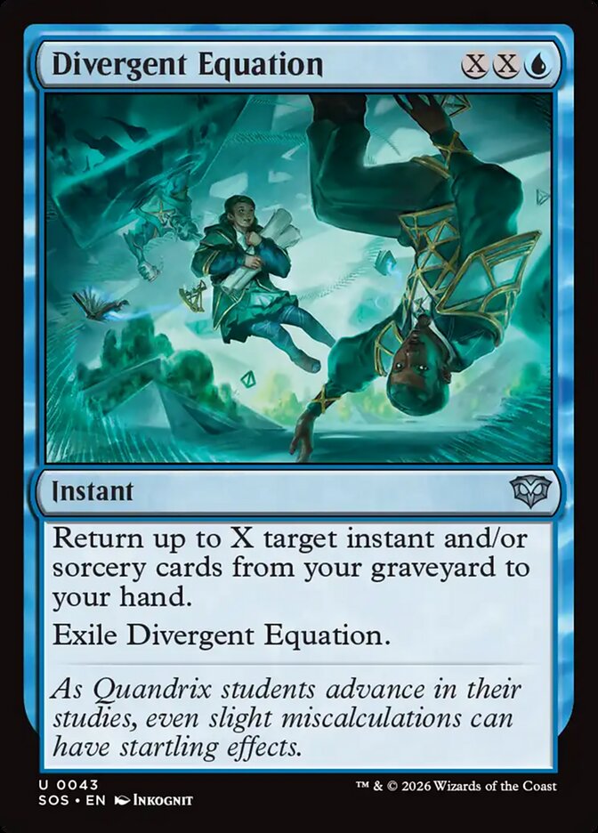 Divergent Equation, Secrets Of Strixhaven Card Art