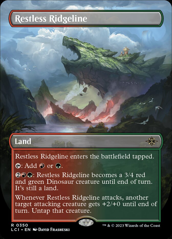 Restless Ridgeline, The lost caverns of ixalan Card Art