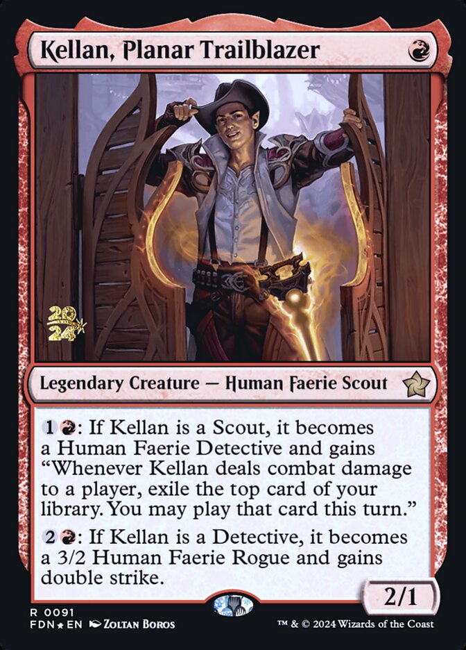 Kellan, Planar Trailblazer, Foundations promos Card Art