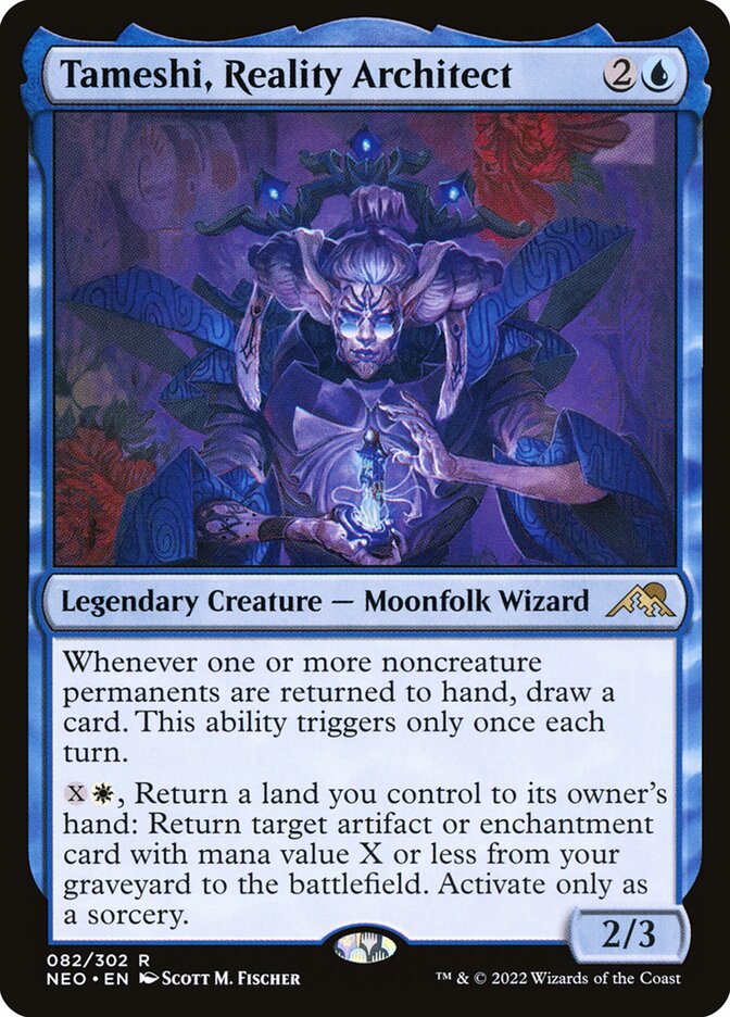 Tameshi, Reality Architect, Kamigawa: neon dynasty Card Art