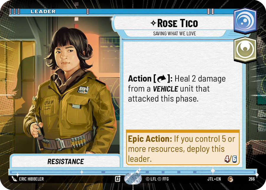 Rose Tico, Saving What We Love, Jump to Lightspeed Card Art