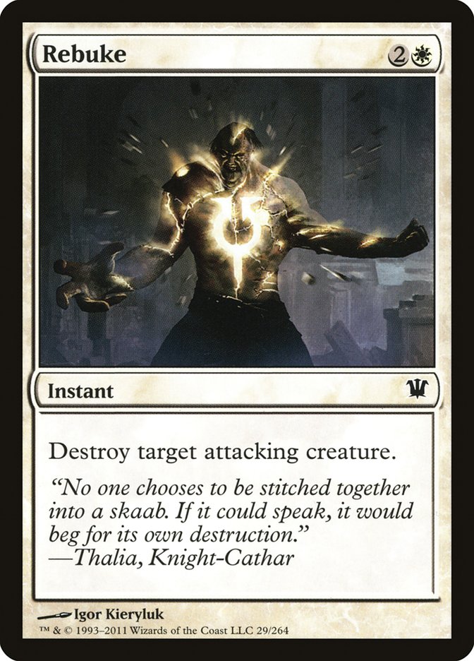 Rebuke, Innistrad Card Art