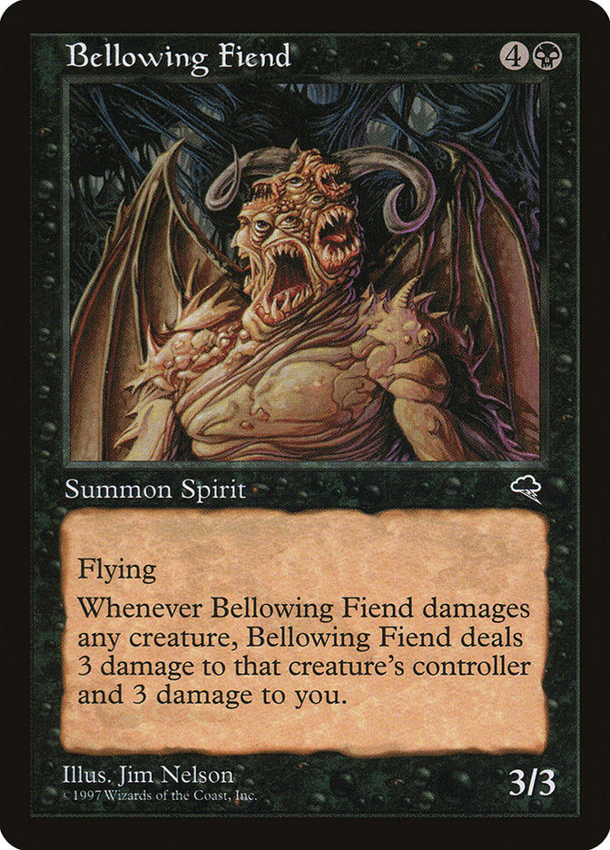 Bellowing Fiend, Tempest Card Art